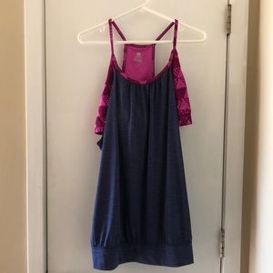 Tank with built in bra.